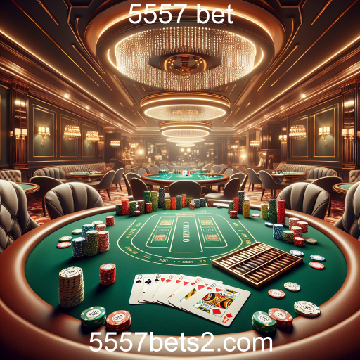 Explore o Mundo do Poker em 5557 Bet